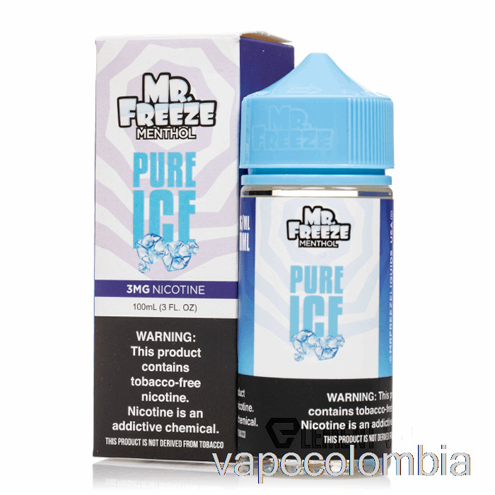 Kit Vape Completo Pure Ice - Mr Frozen - 100ml 3mg